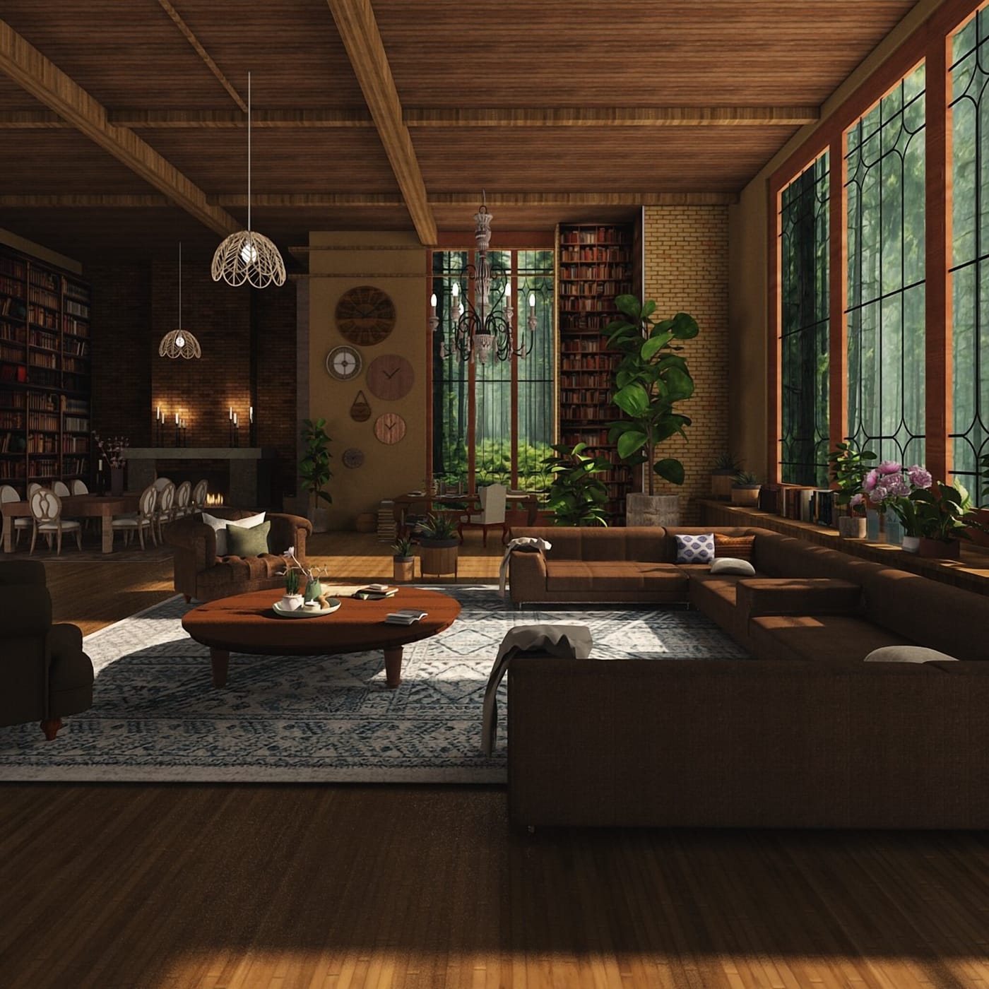 Industrial living room
