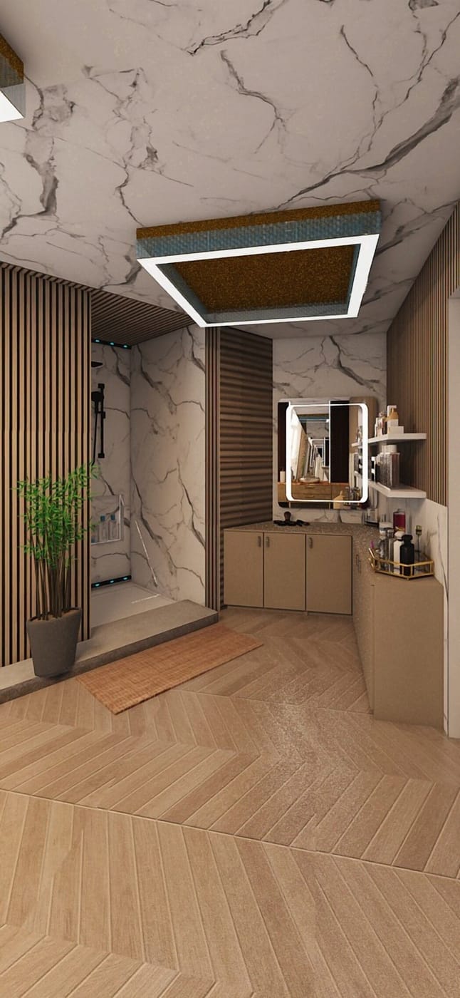 Contemporary bathroom