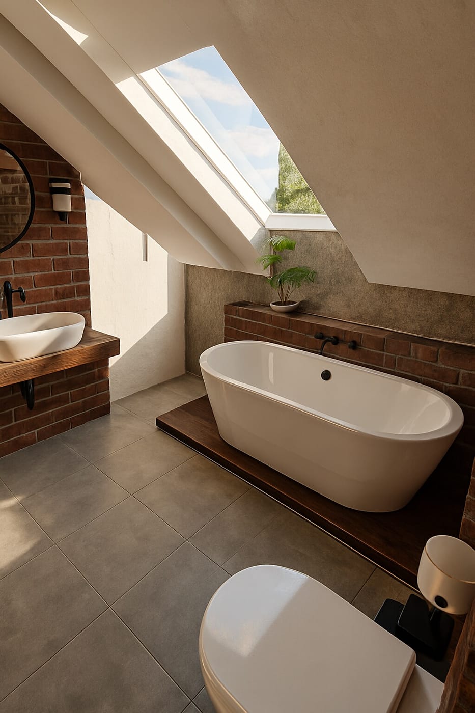 Mid-century bathroom