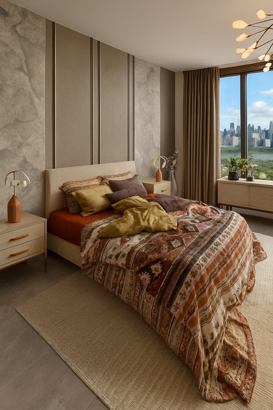 Contemporary bedroom