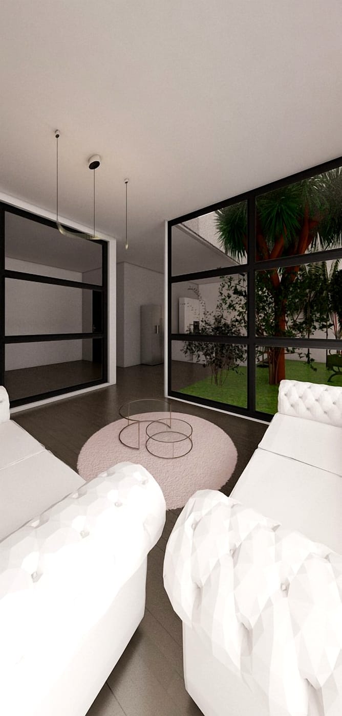 Contemporary floor plan