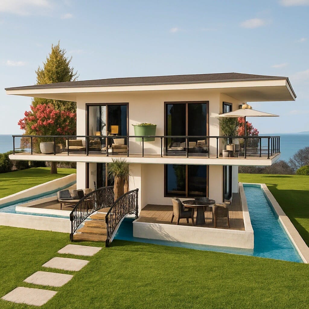 Mid-century floor plan