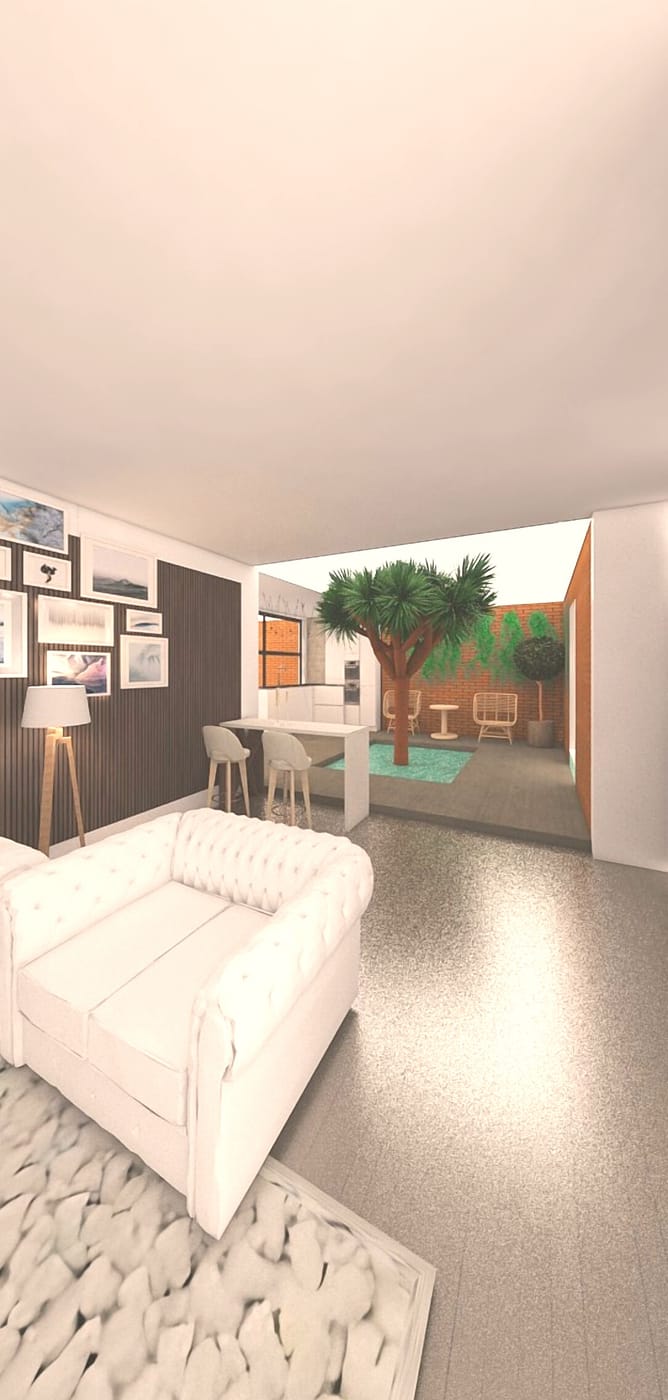 Mid-century floor plan
