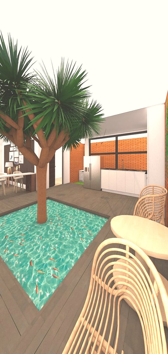 Tropical floor plan