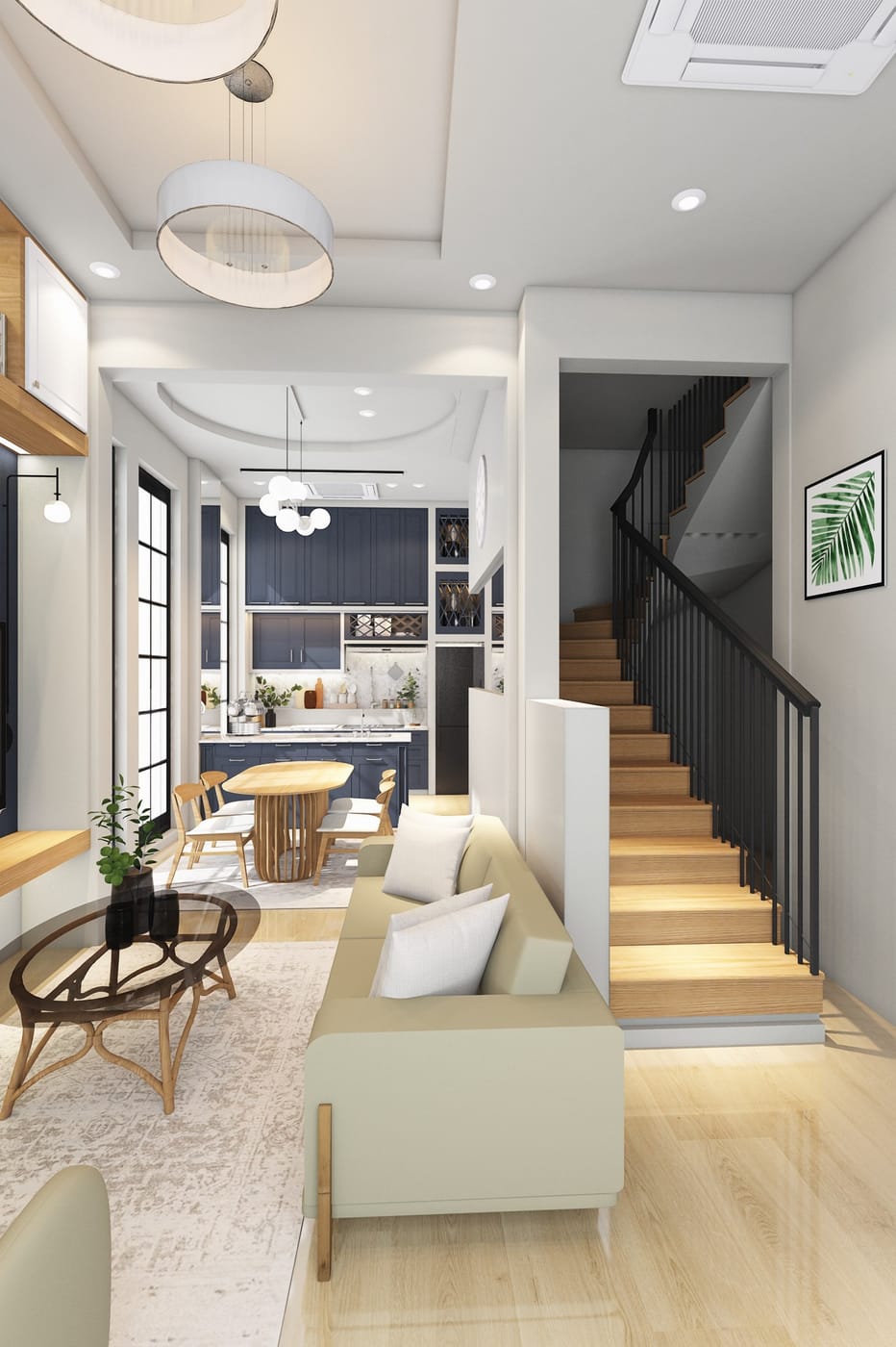 Contemporary floor plan