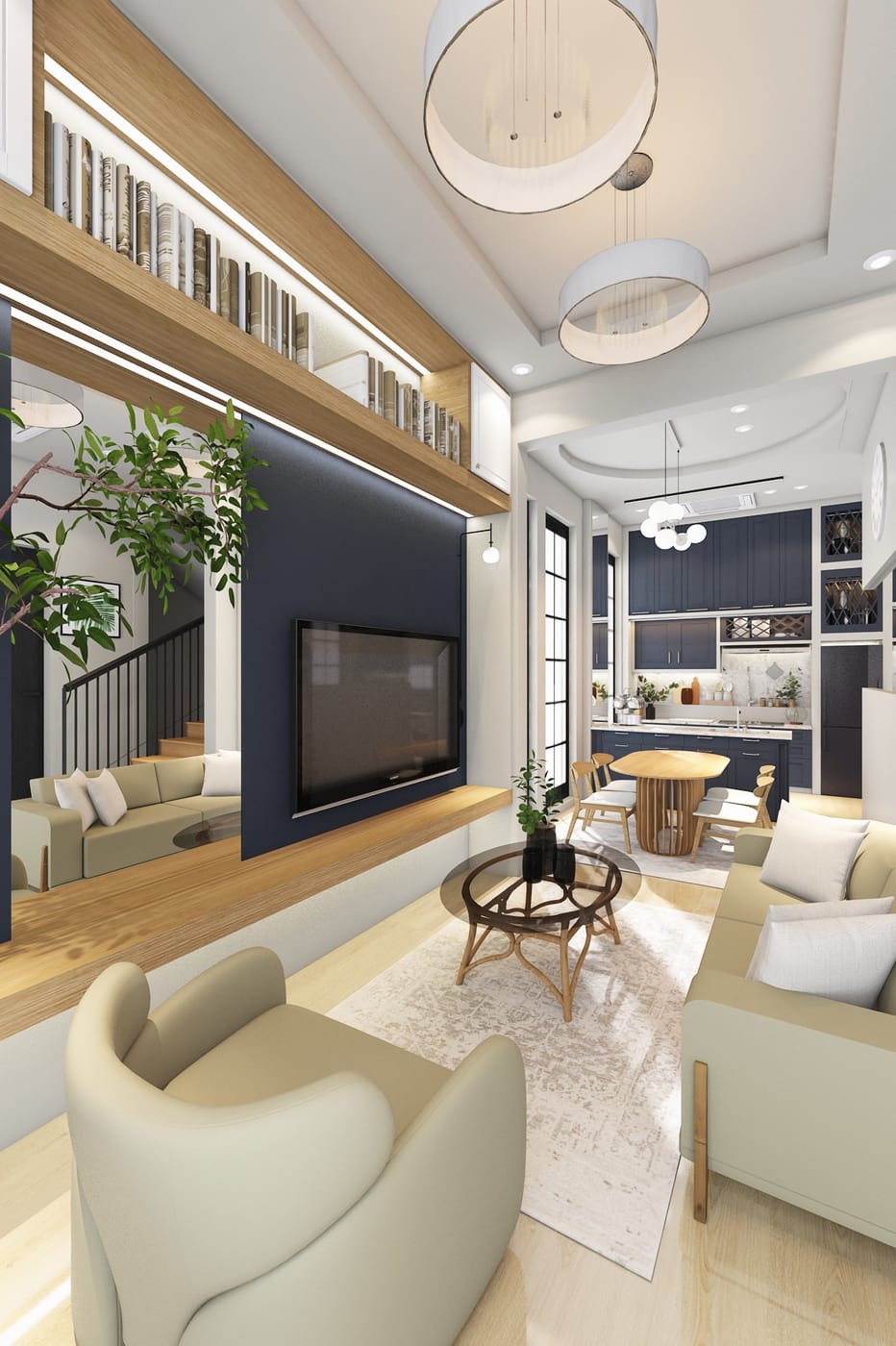 Contemporary floor plan