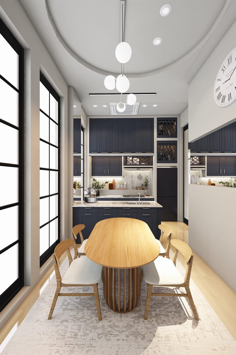 Contemporary floor plan