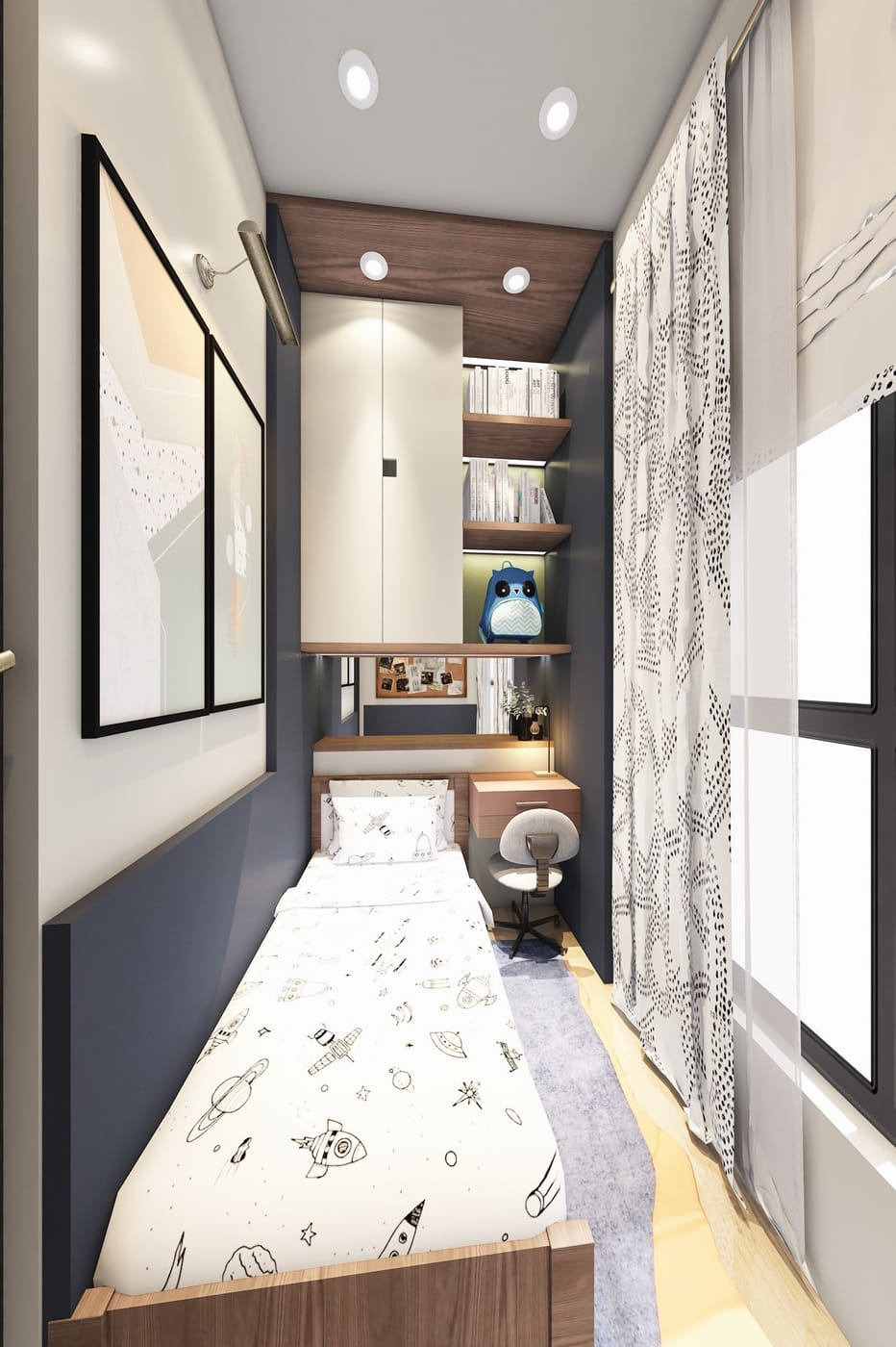 Contemporary floor plan