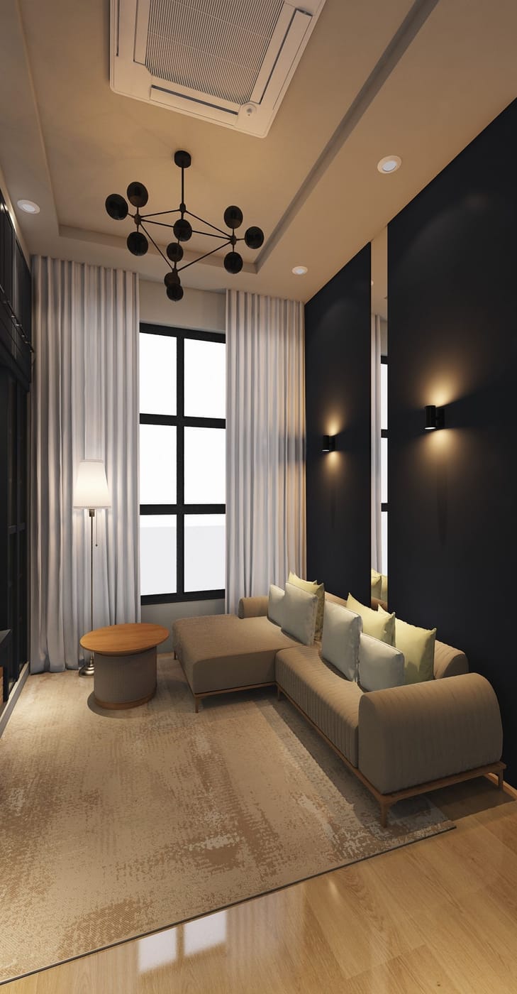 Contemporary floor plan