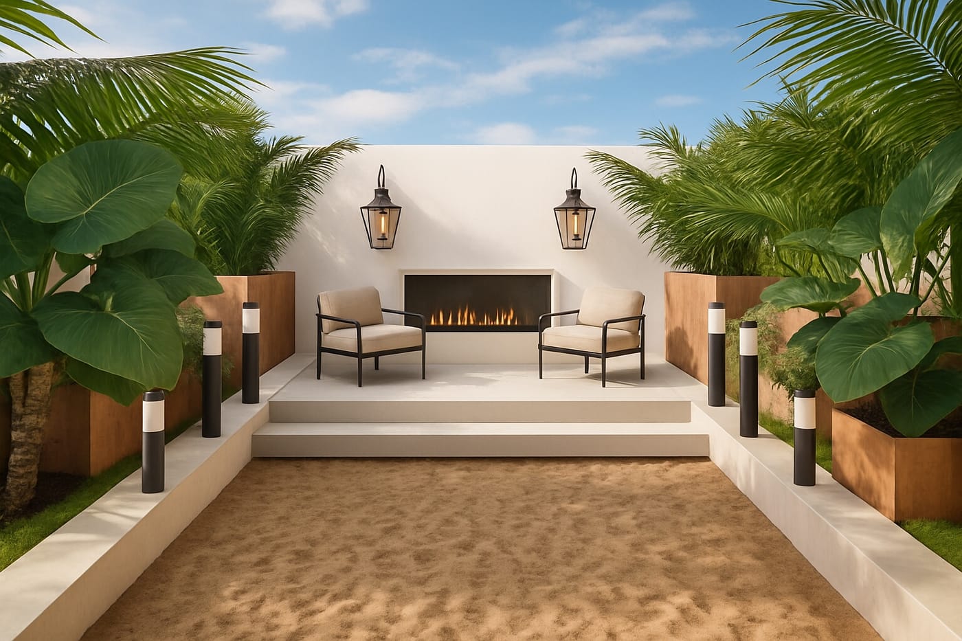 Traditional outdoor space