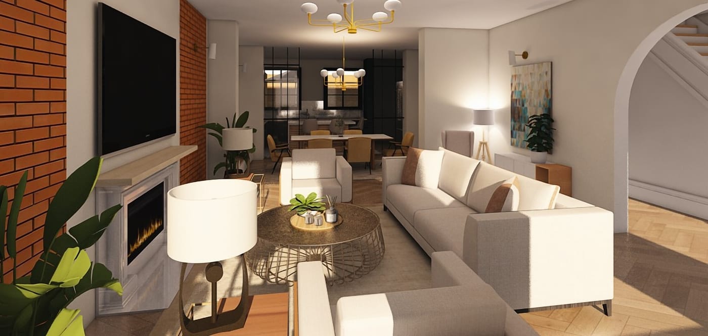 Contemporary living room