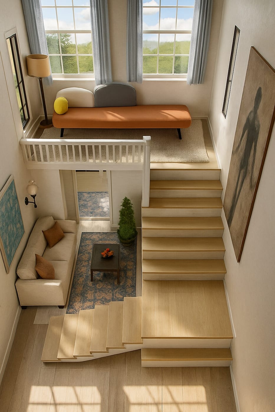 Industrial living room