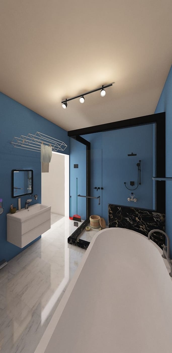 Contemporary bathroom