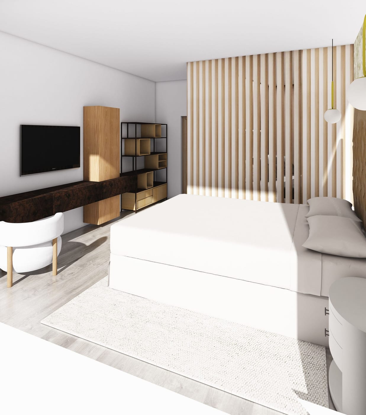 Contemporary bedroom