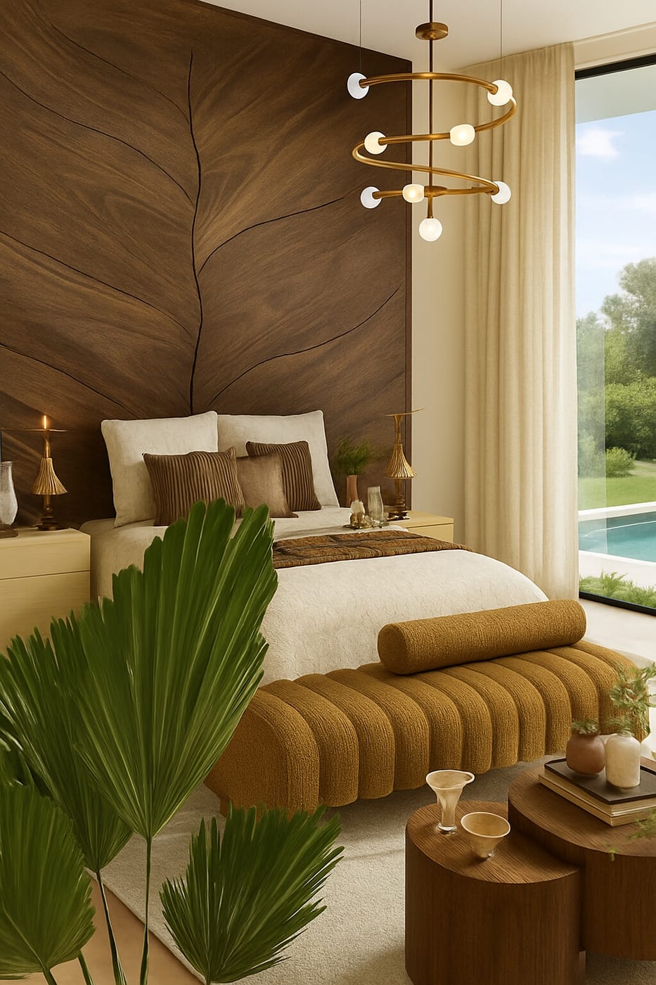 Mid-century bedroom