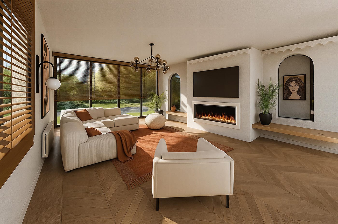 Traditional living room