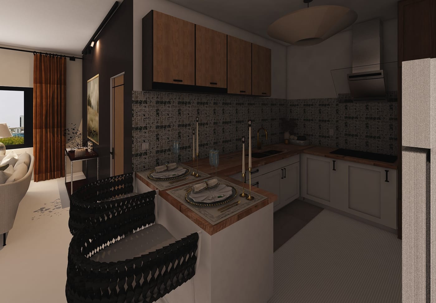 Mid-century kitchen