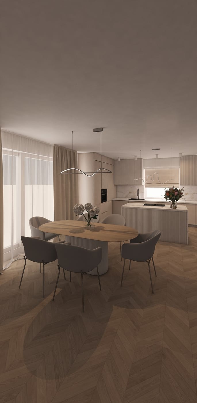 Contemporary floor plan