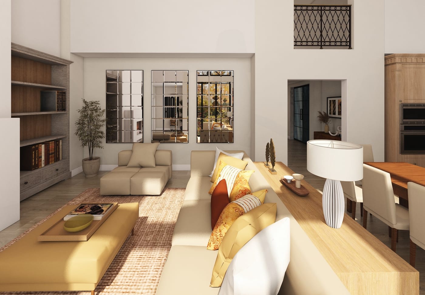 Mid-century floor plan