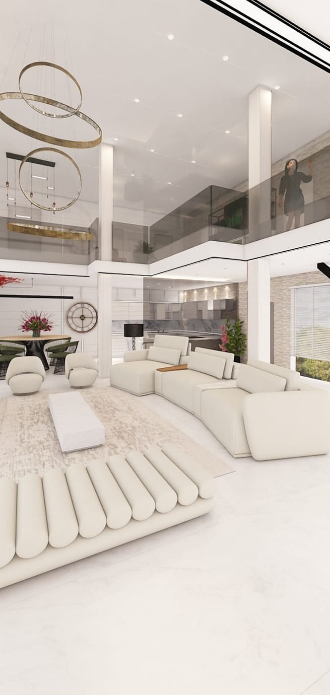 Contemporary living room