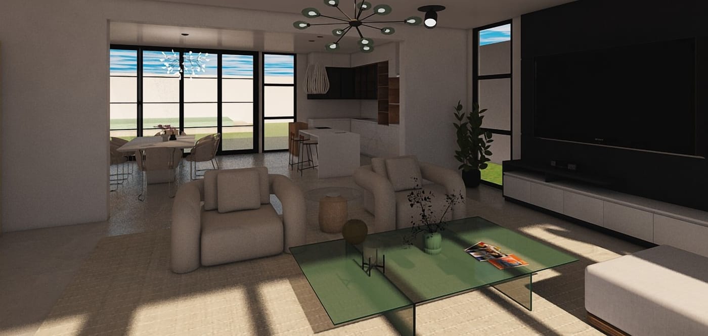 Contemporary living room