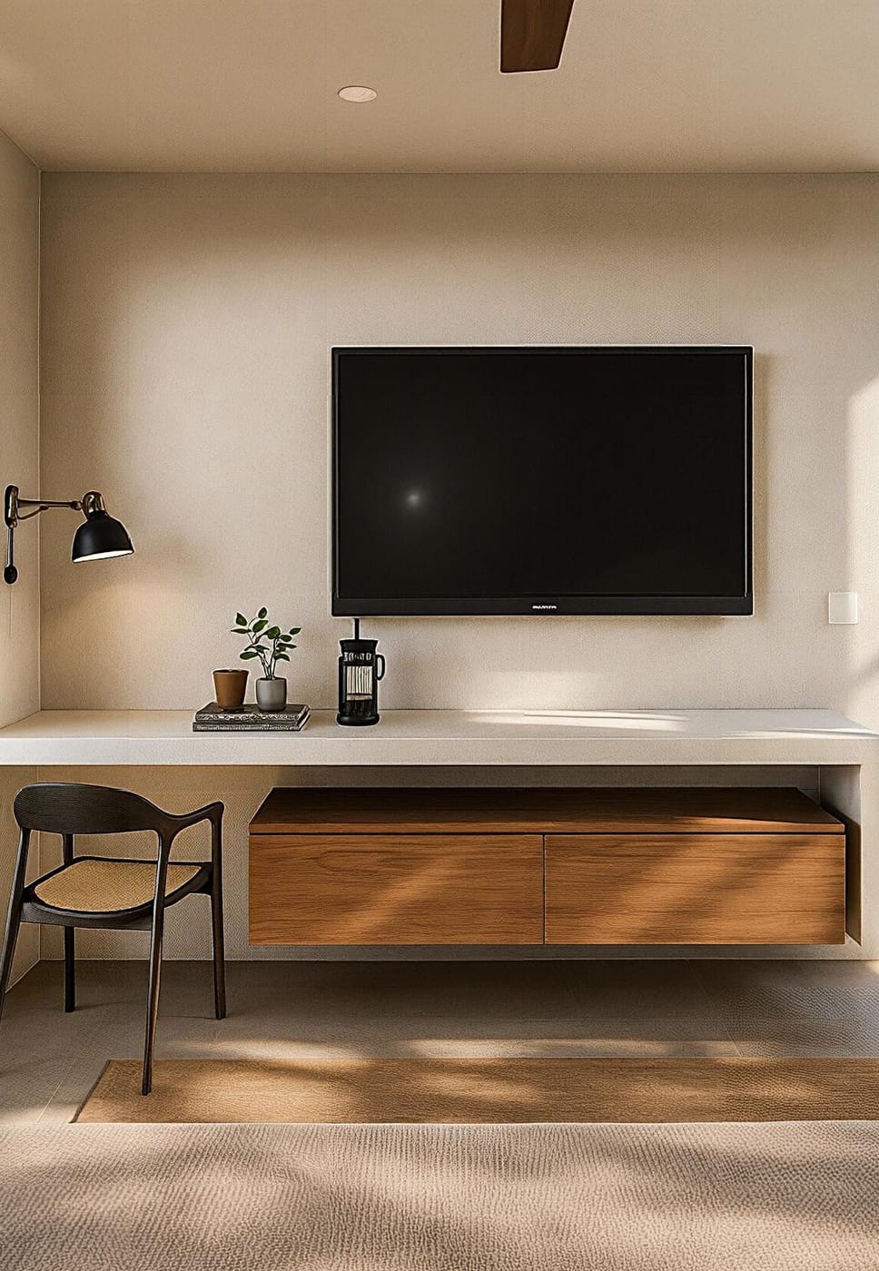 Mid-century bedroom