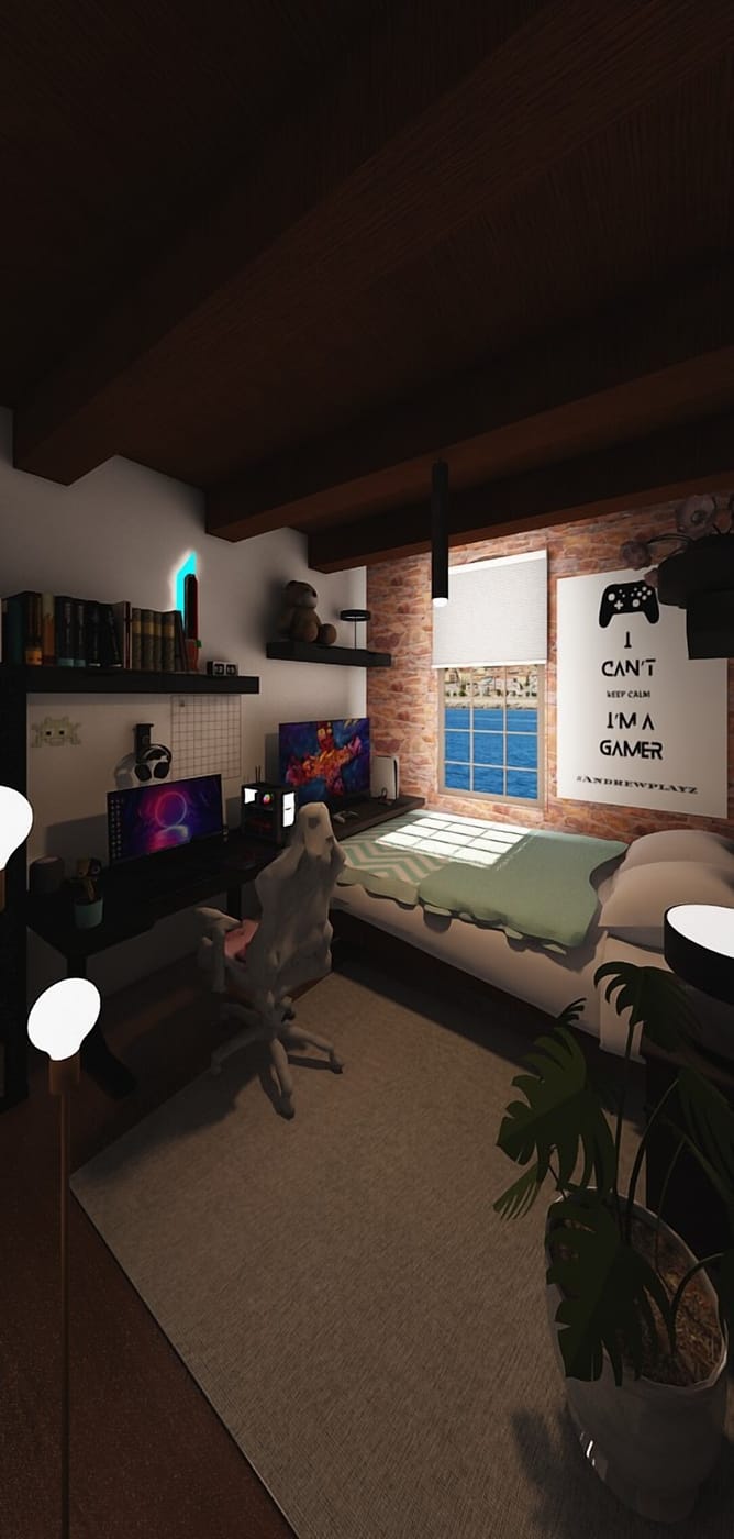 Industrial kids room