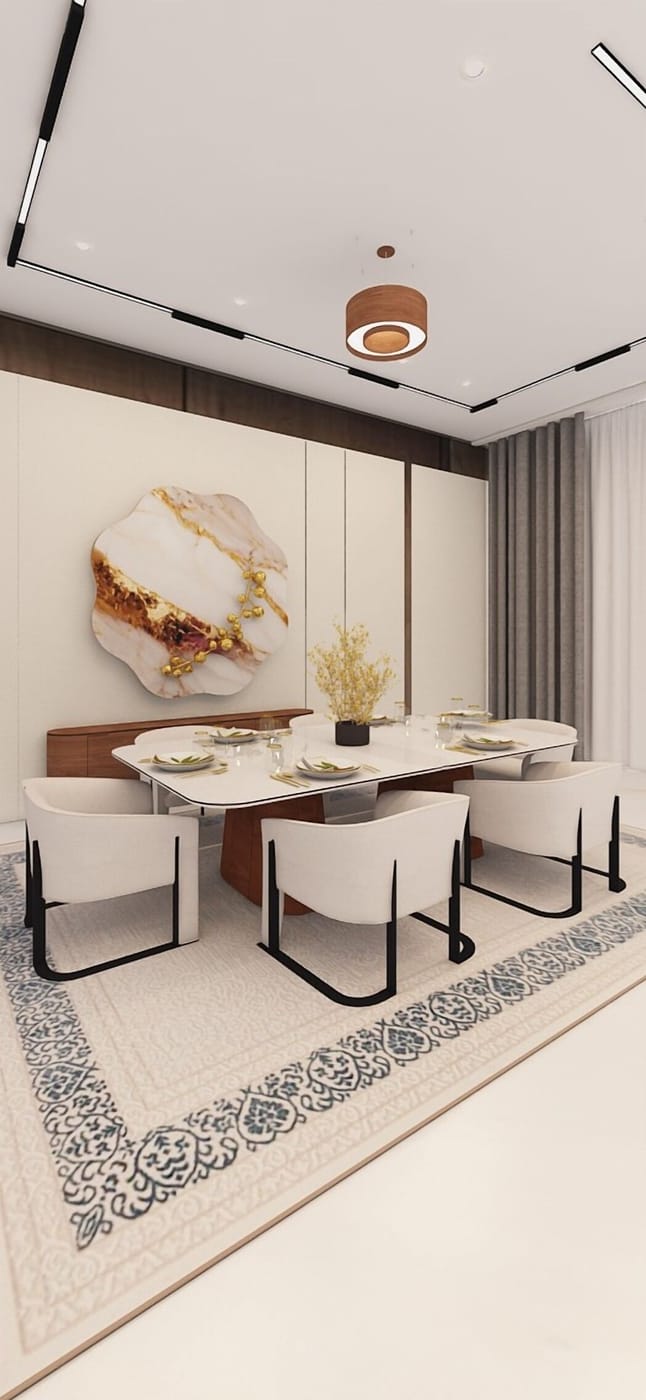 Mid-century living room