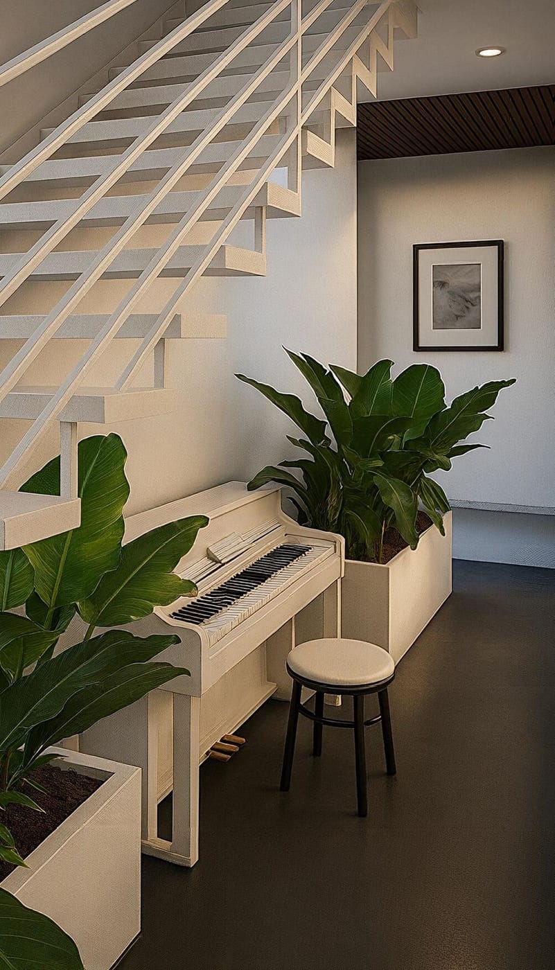 Mid-century hall