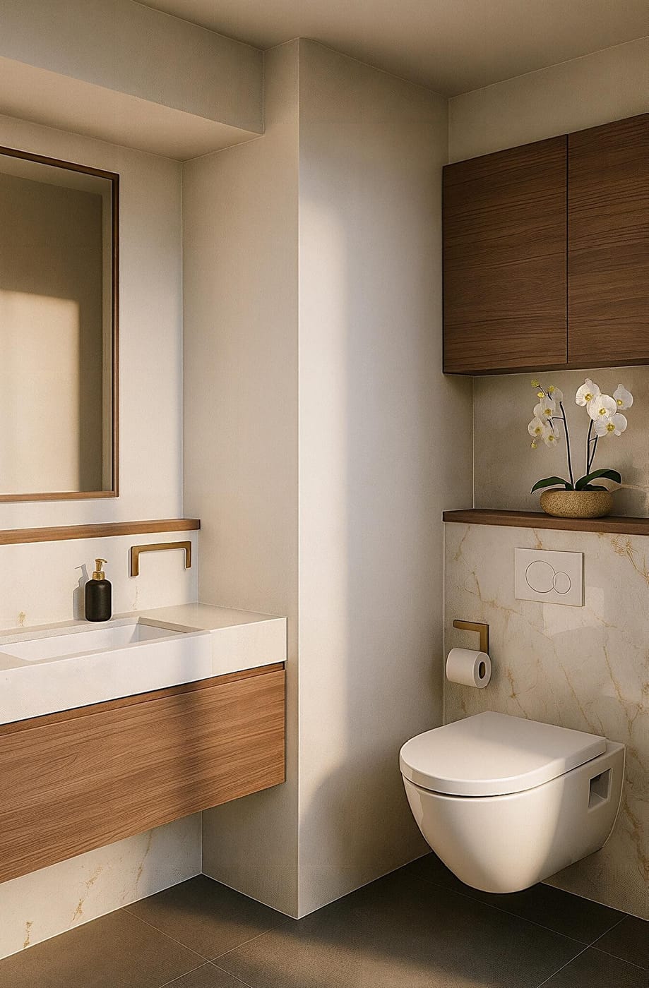 Mid-century bathroom