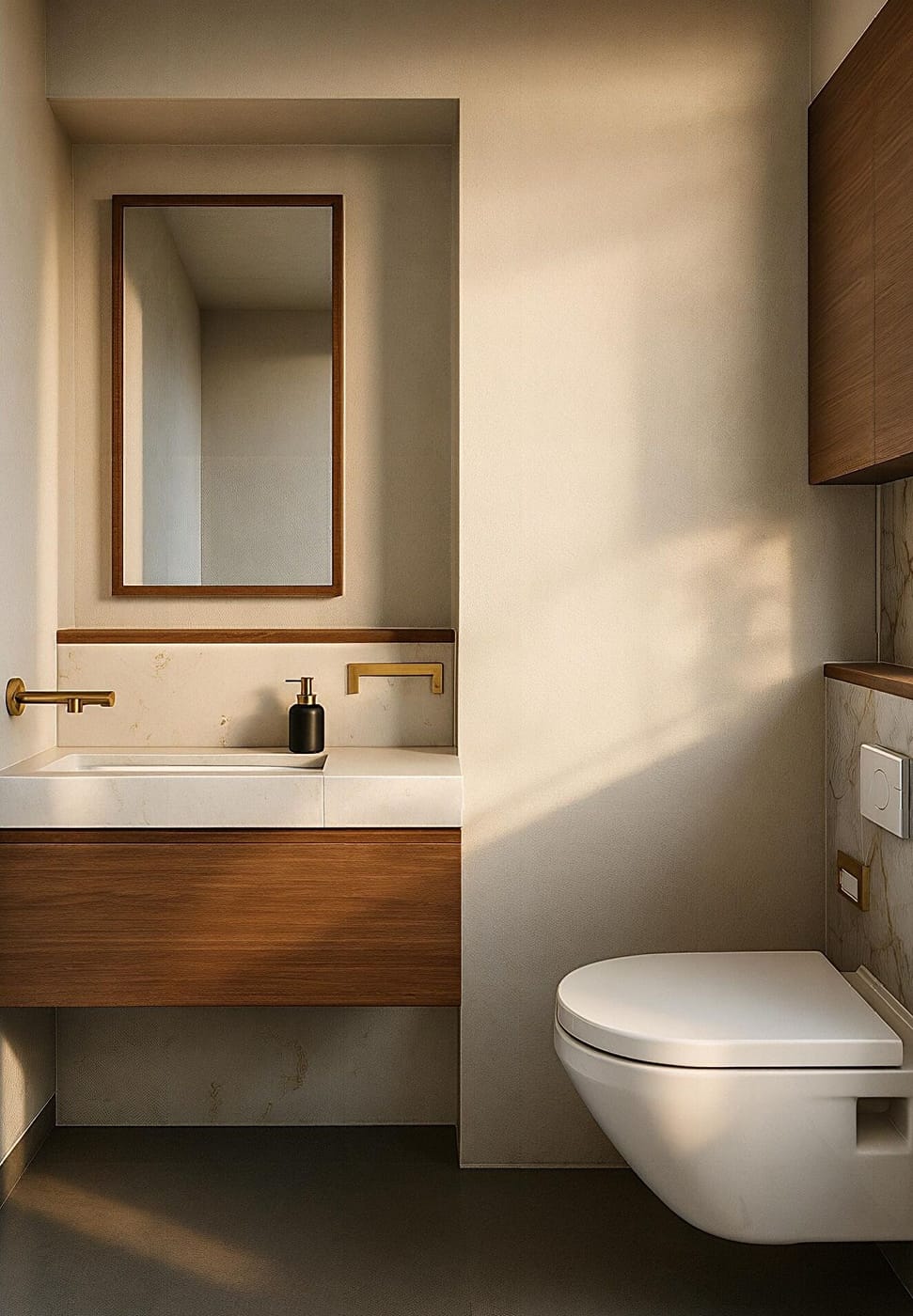 Mid-century bathroom