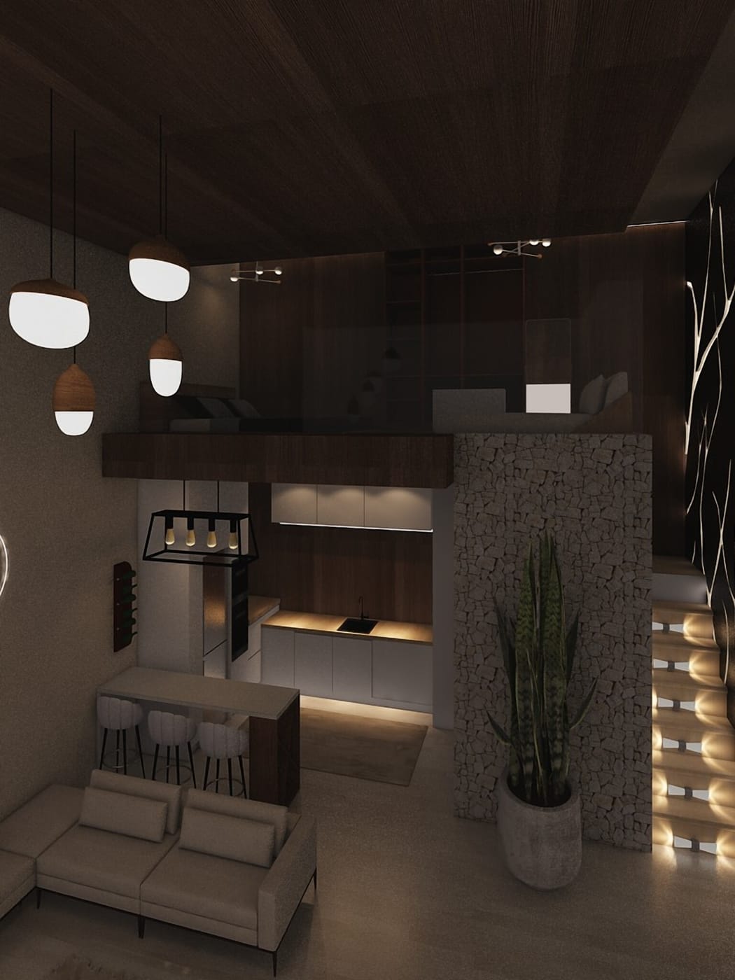 Contemporary floor plan