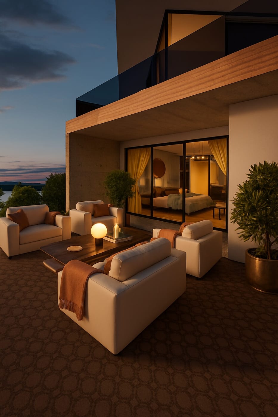 Contemporary floor plan