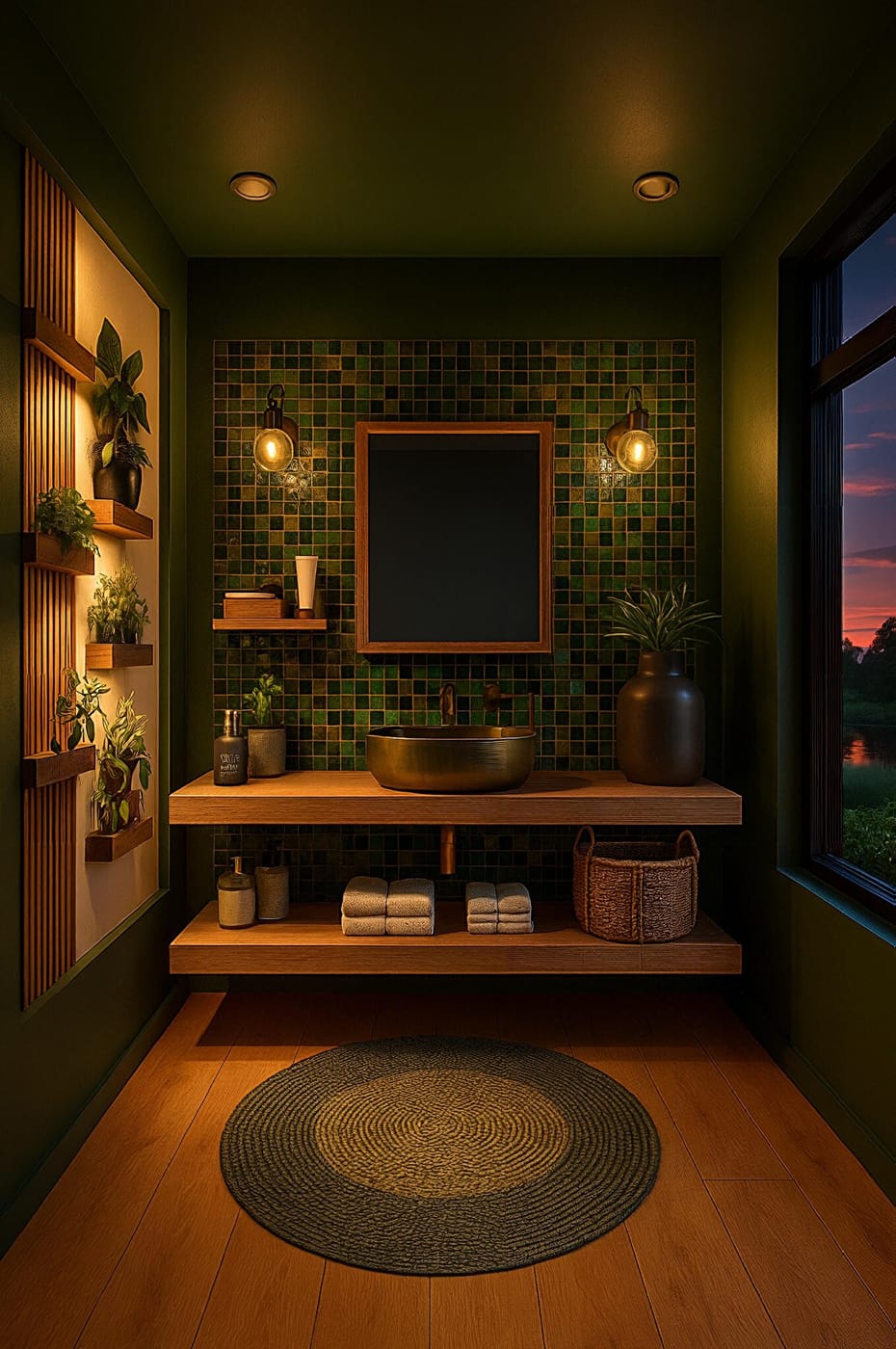 Boho bathroom