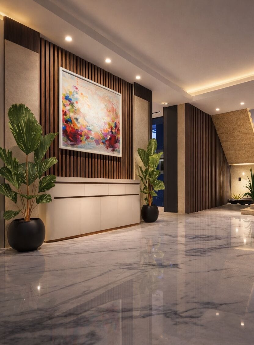 Contemporary floor plan