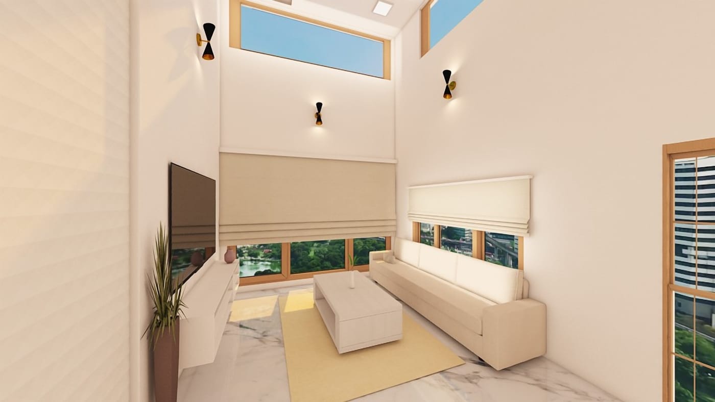 Contemporary floor plan