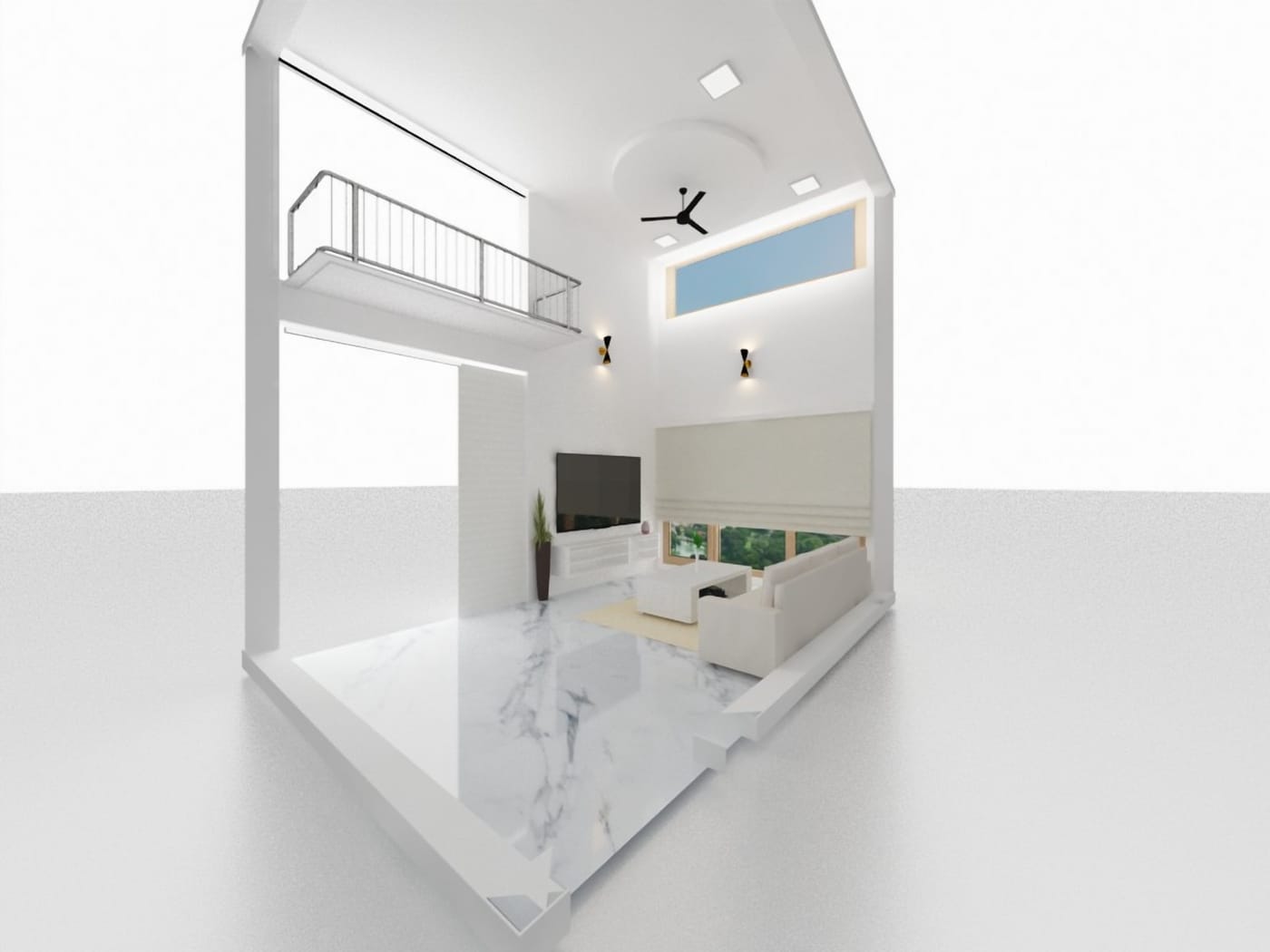 Contemporary floor plan