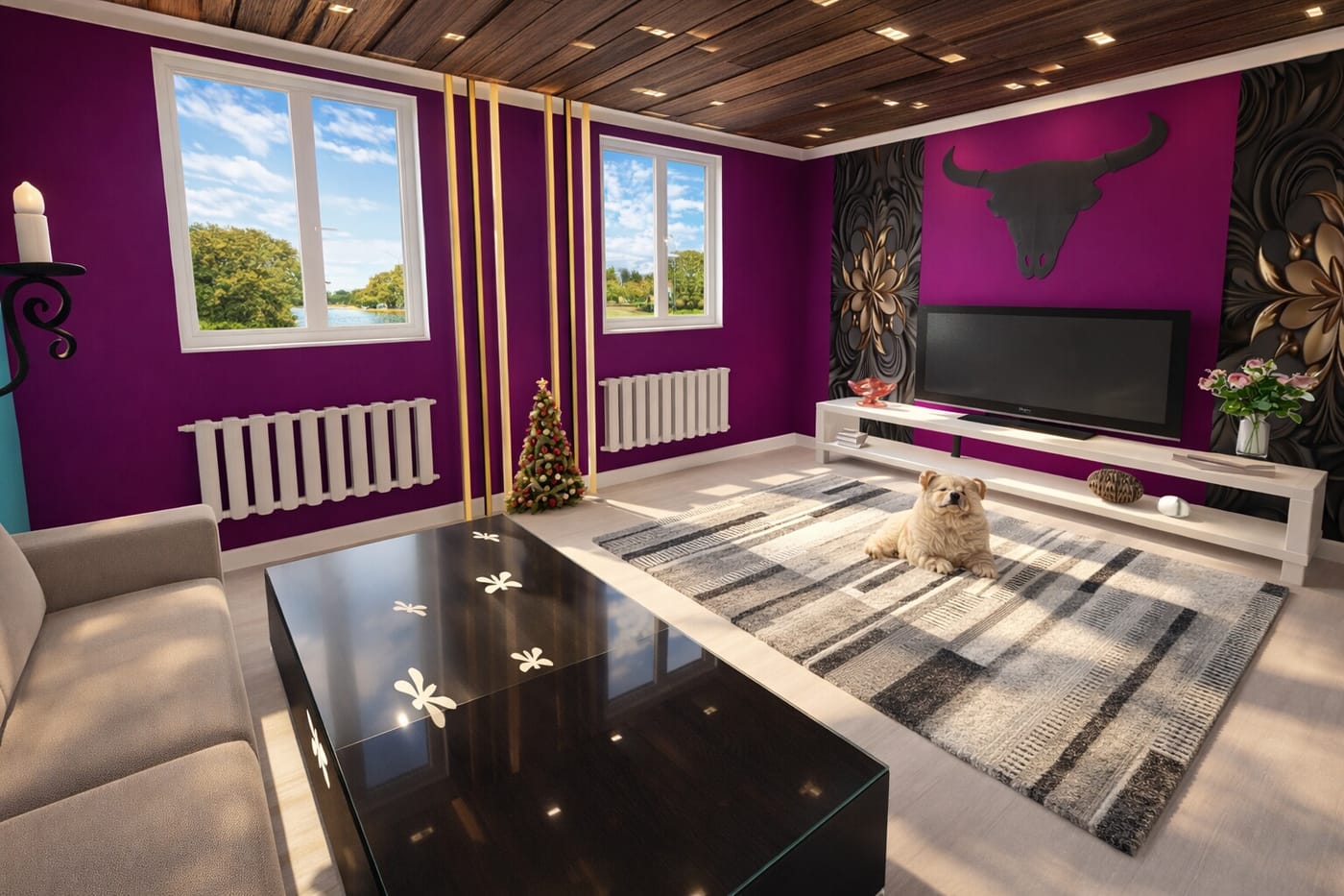 Eclectic floor plan