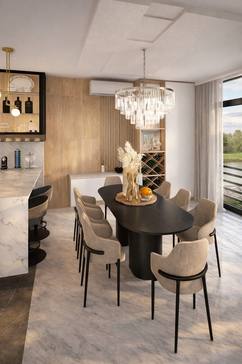 Contemporary floor plan