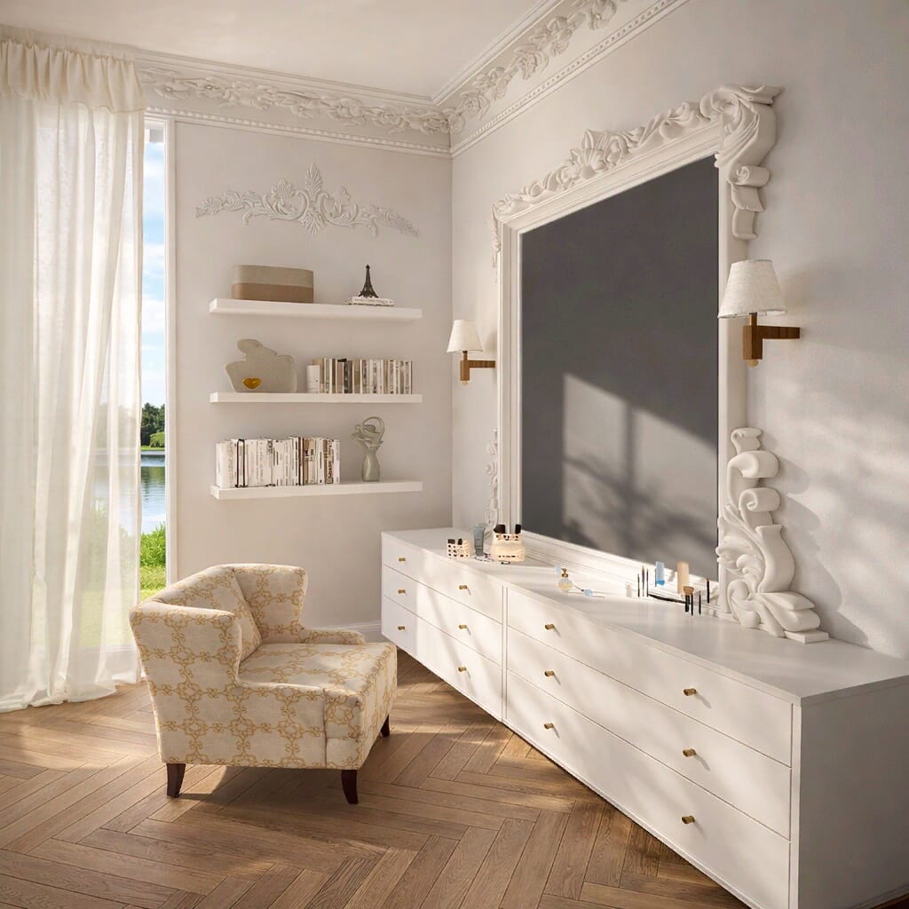 Traditional bedroom