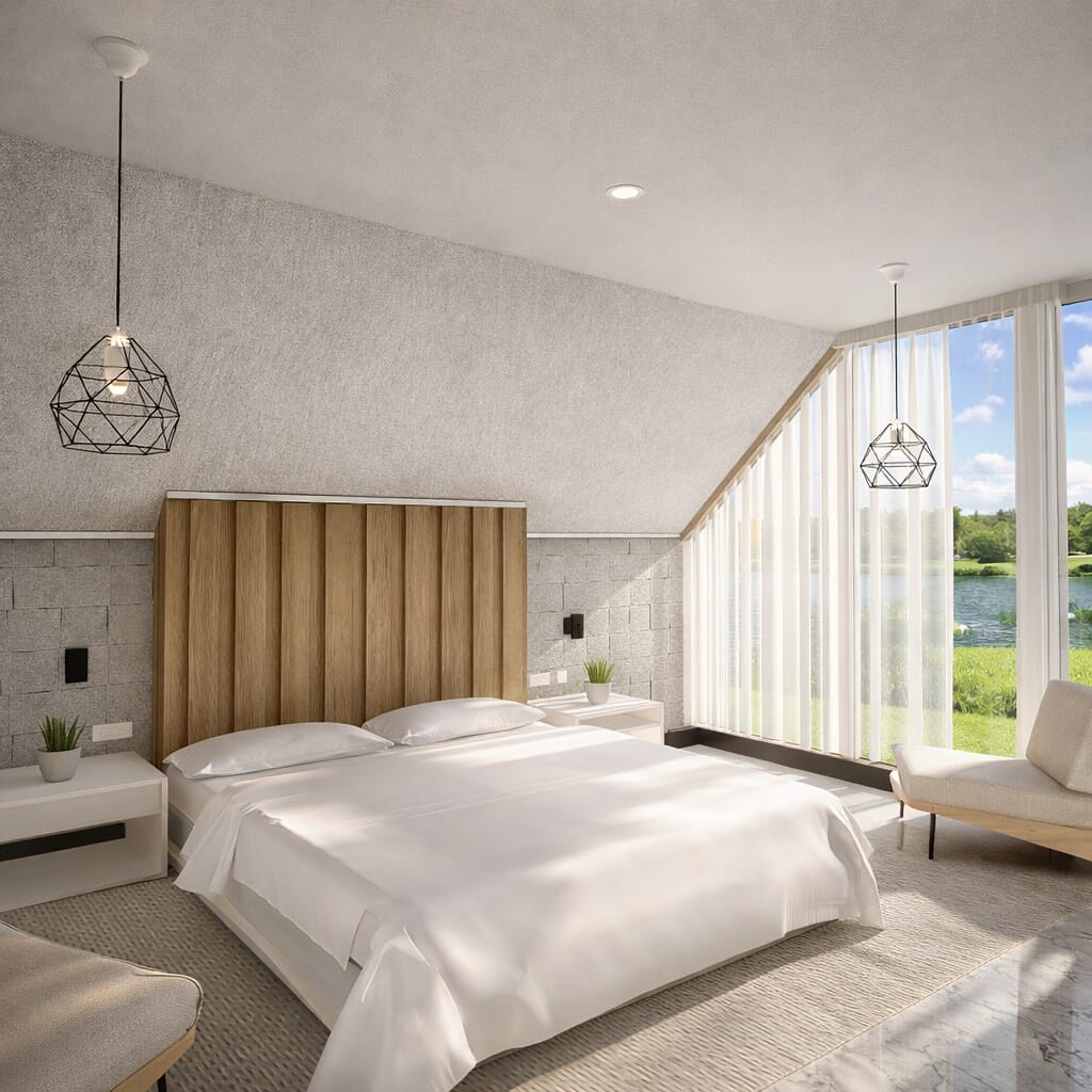 Contemporary bedroom