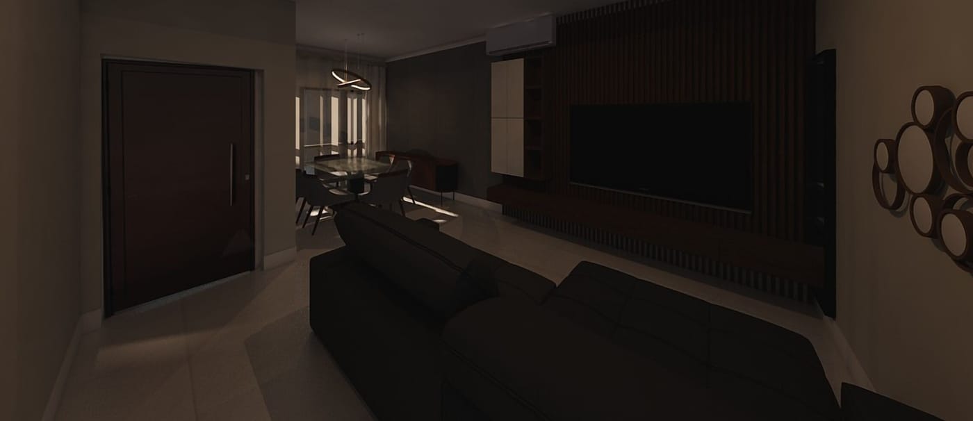 Mid-century floor plan