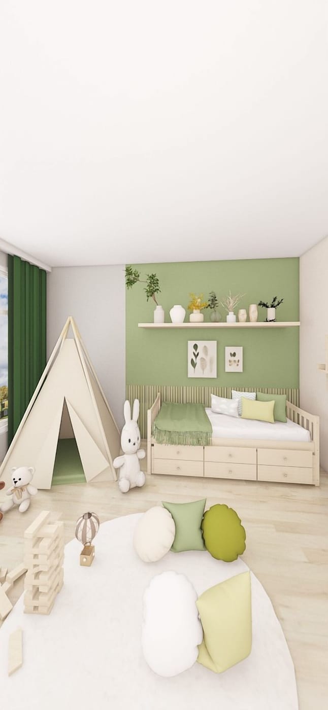 Scandinavian kids room