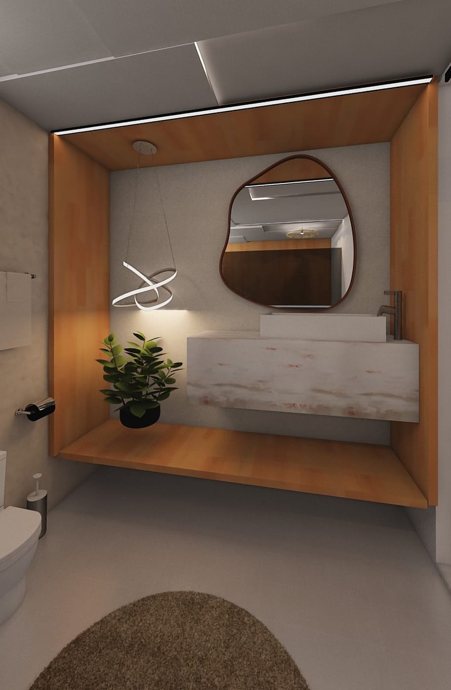 Contemporary bedroom
