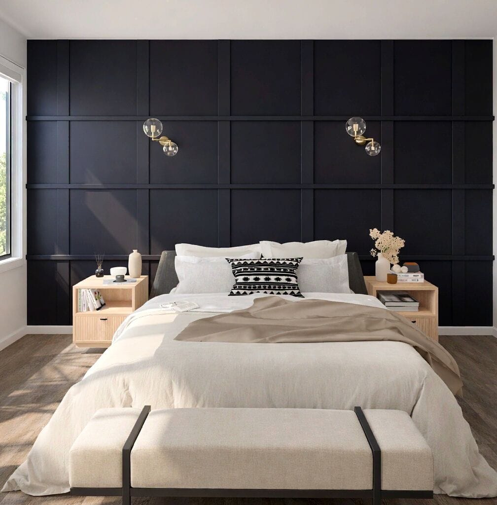 Mid-century bedroom
