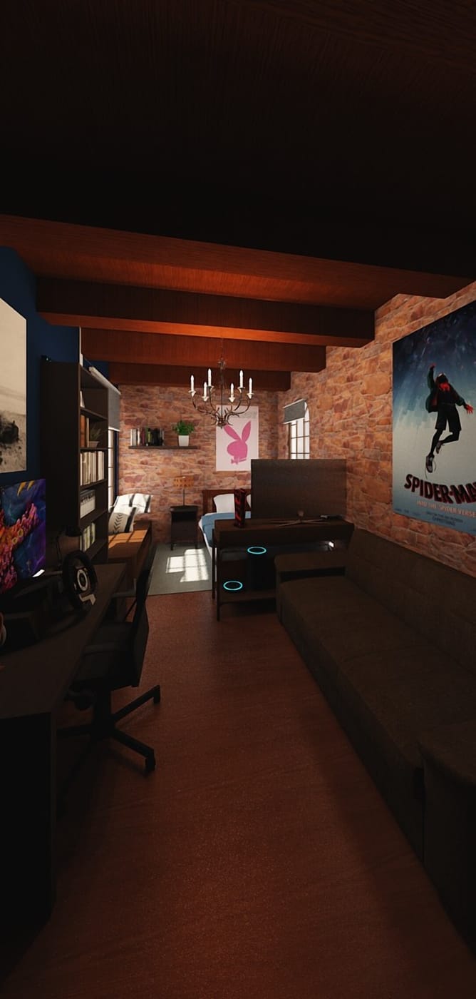 Industrial kids room