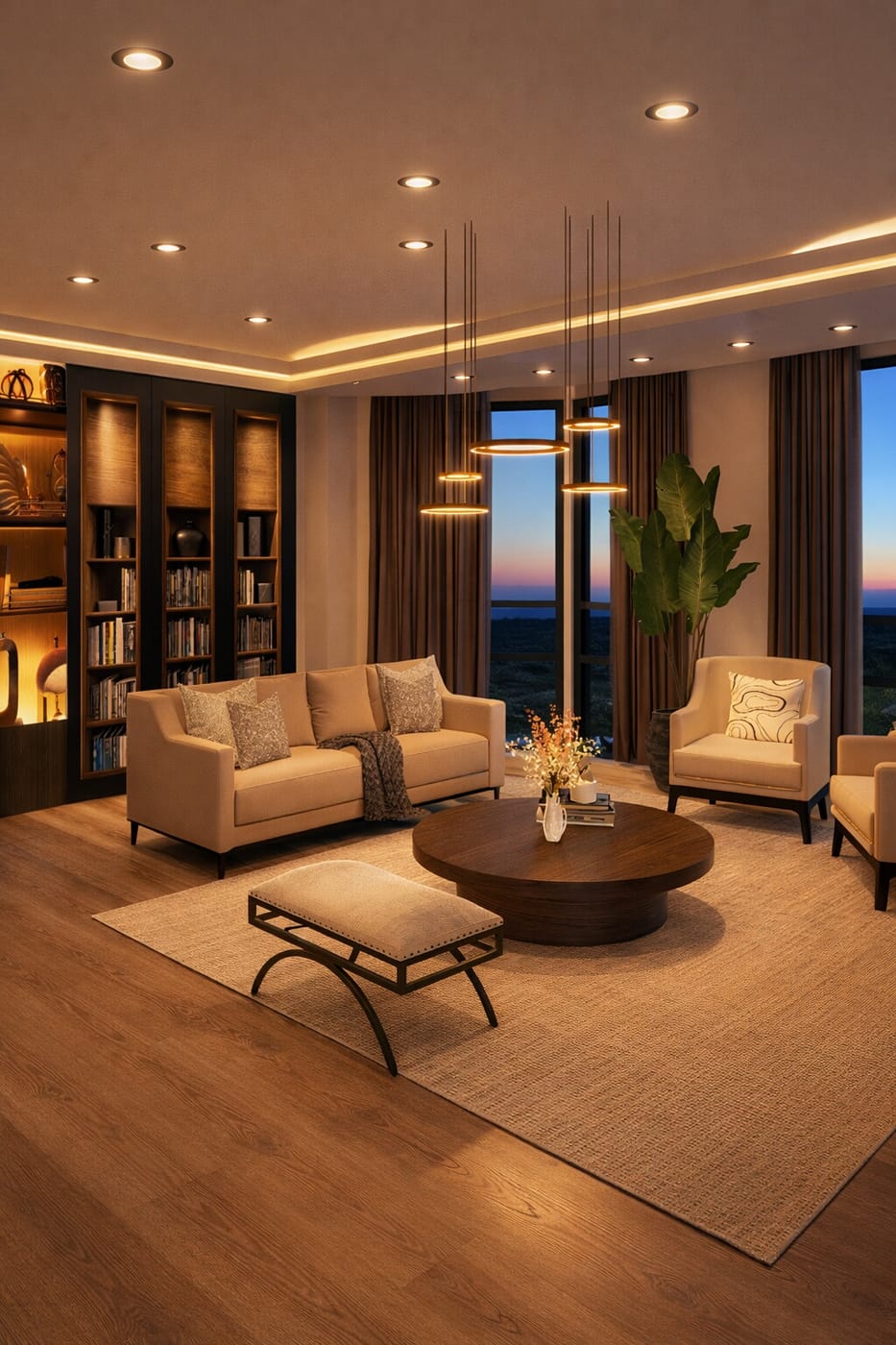 Contemporary floor plan