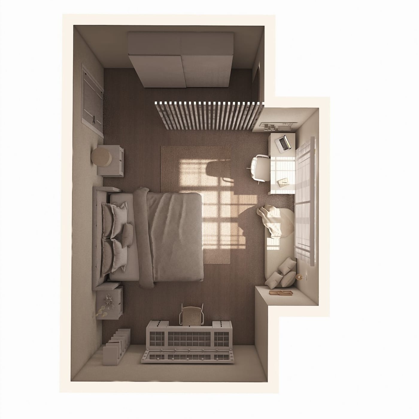 Scandinavian bedroom