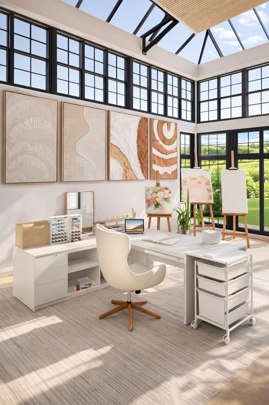 Mid-century home office