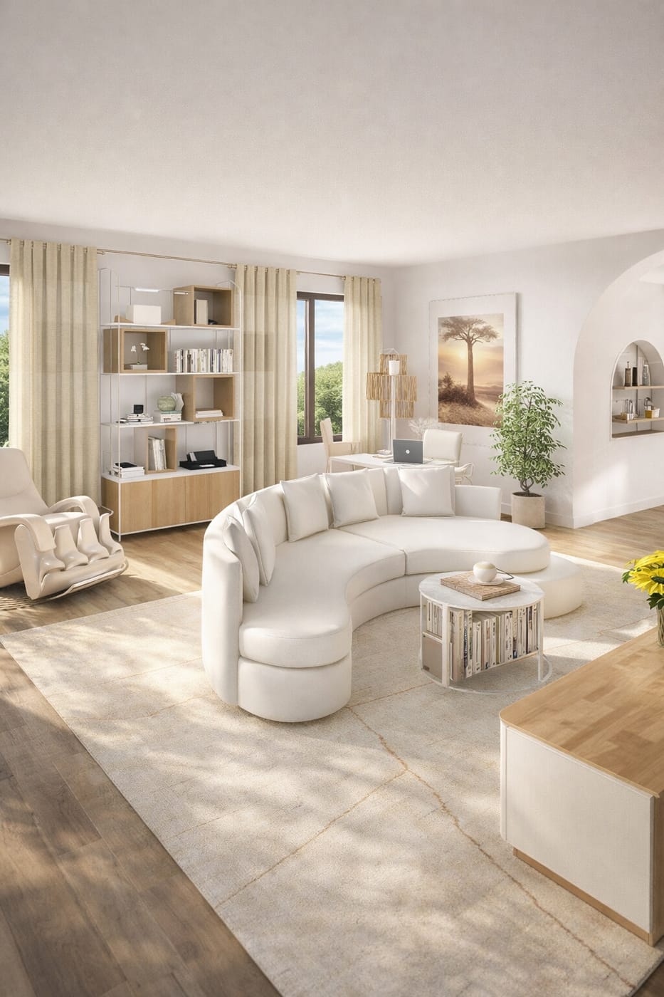 Contemporary living room